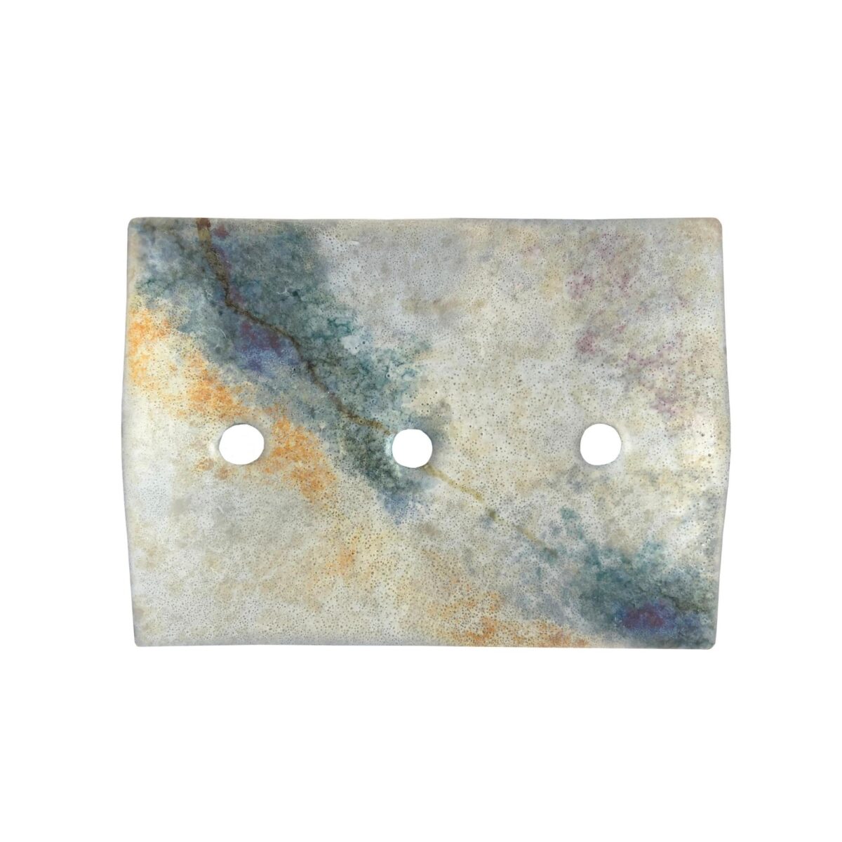 Scottish Fine Naturals Stoneware Soap Dish - Elegant Bathroom Accessory