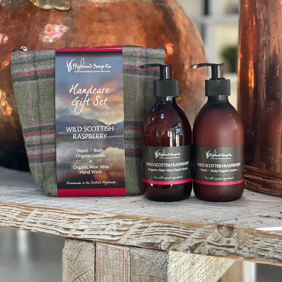 Wild Scottish Raspberry Hand Care Gift Set - Luxurious Hand Care Essentials