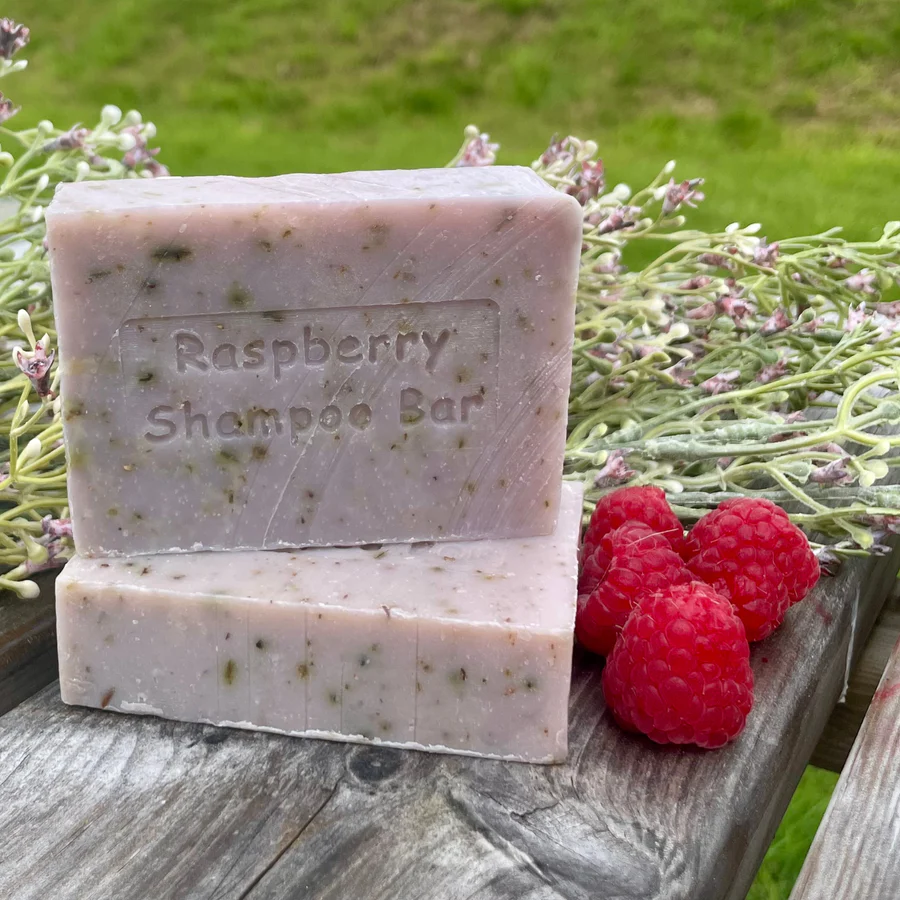 Wild Scottish Raspberry Zero Waste Shampoo Bar - Sustainable Hair Care with Natural Ingredients