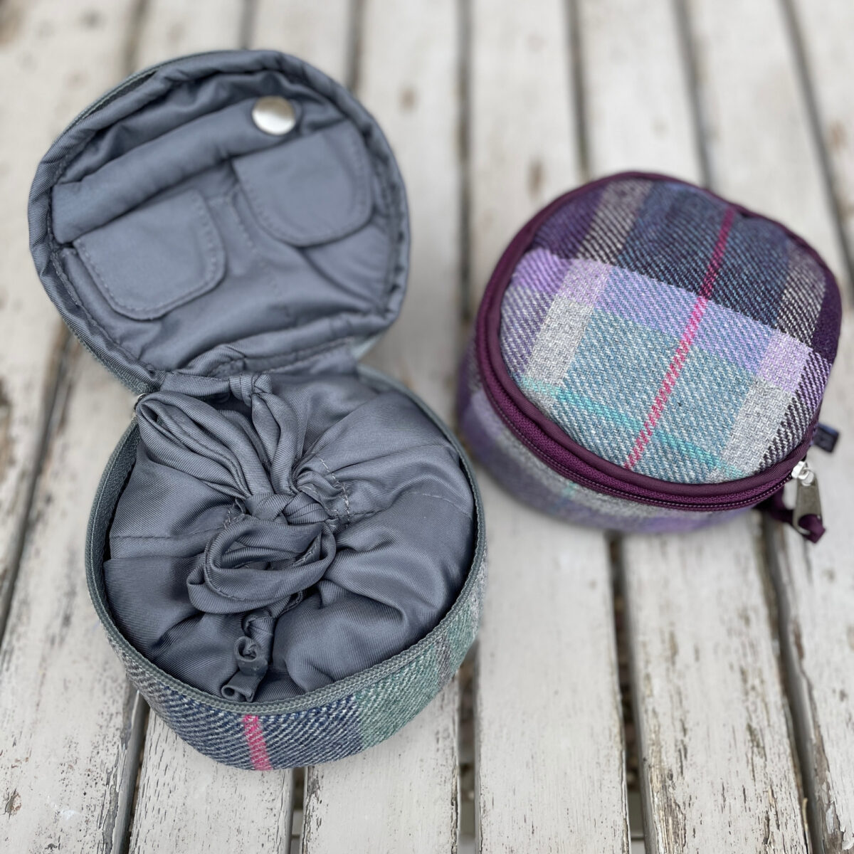 Stylish Tweed Jewellery Pouch from Earth Squared