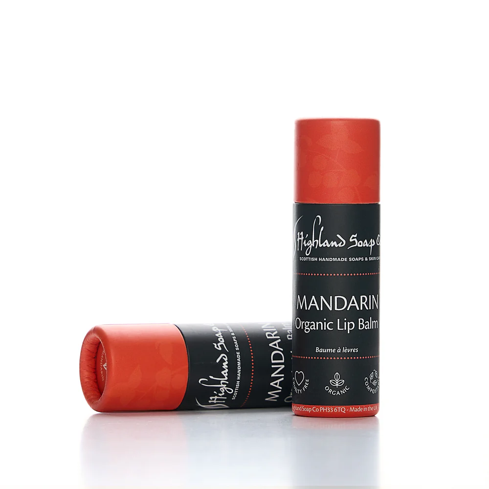 Mandarin Organic Lip Balm – Nourishing, Zesty & Handmade in Scotland