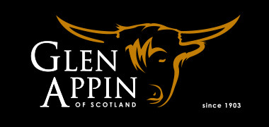 Glen Appin logo representing Scottish Harris Tweed bags and accessories available at A Scents Of Scotland